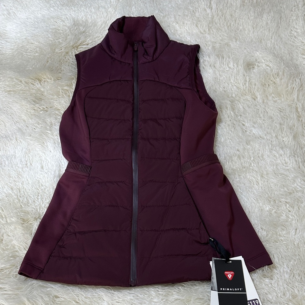 Lululemon Athletica Dark Burgundy Puffer Vest